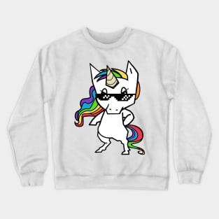 thug Unicorn Crewneck Sweatshirt